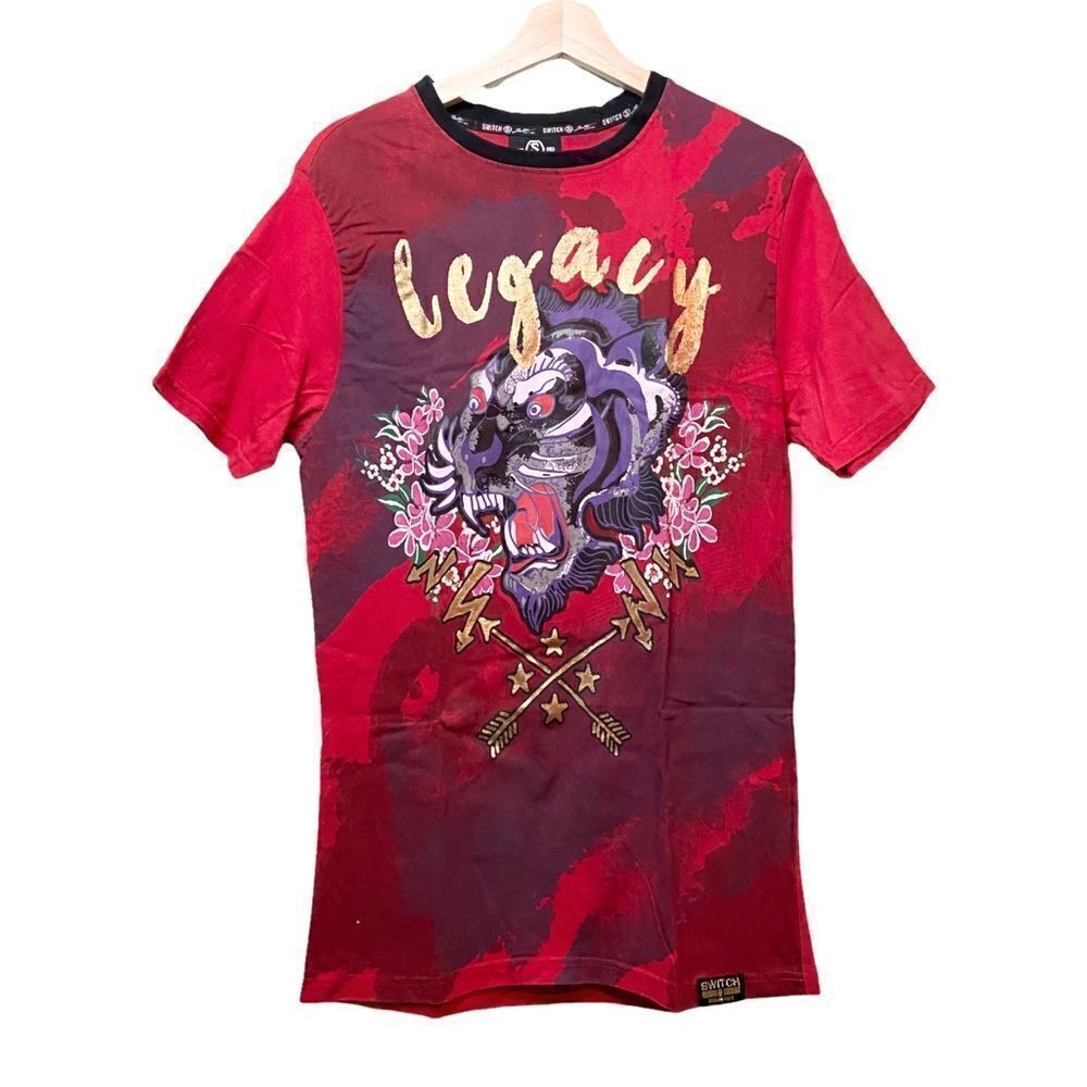 Switch Remarkable Red Legacy Shirt Limited Edition in Size Large